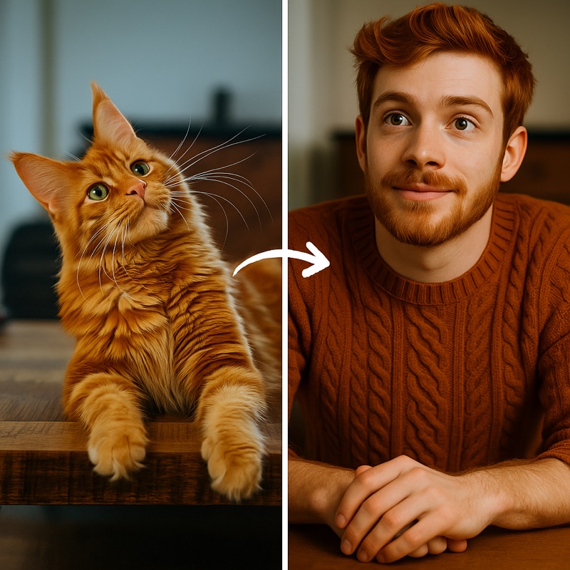 Dog to Human AI Photo Generator | Dog to Human